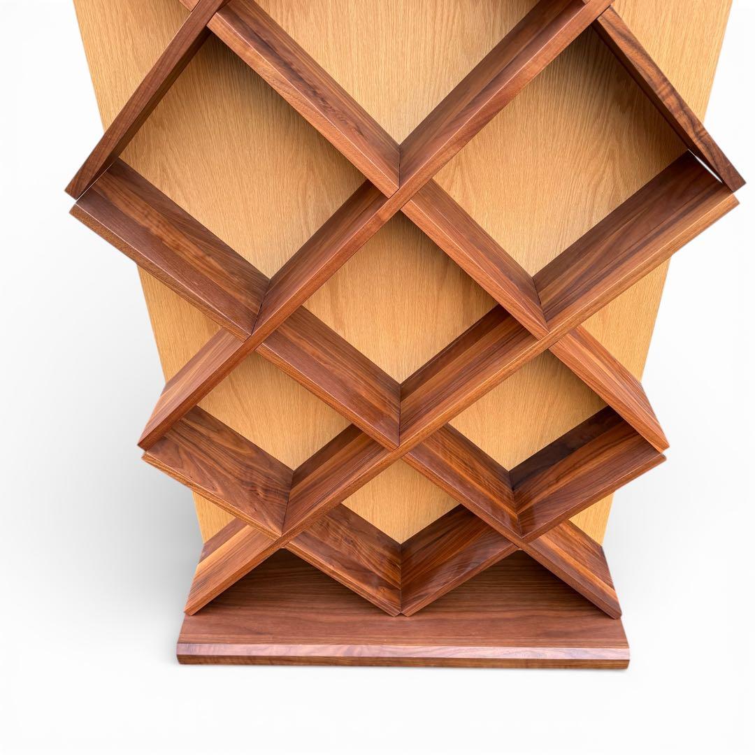 レグナテック ミールス　シェルフ　本棚　ウォールナット　オーク　北欧　定価20万