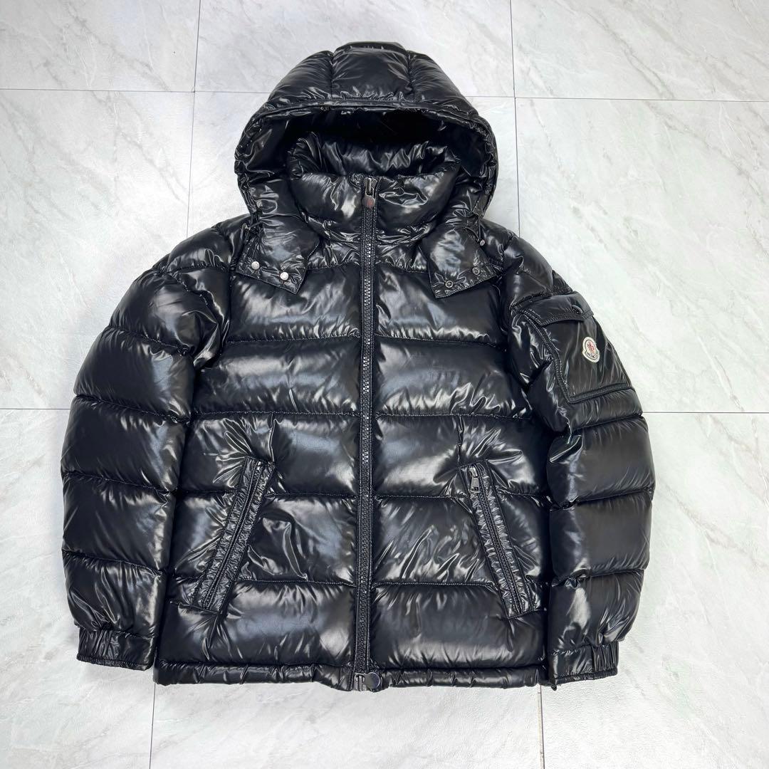 極美品 モンクレール MAYA マヤ ダウンジャケット　フード ブラック 0