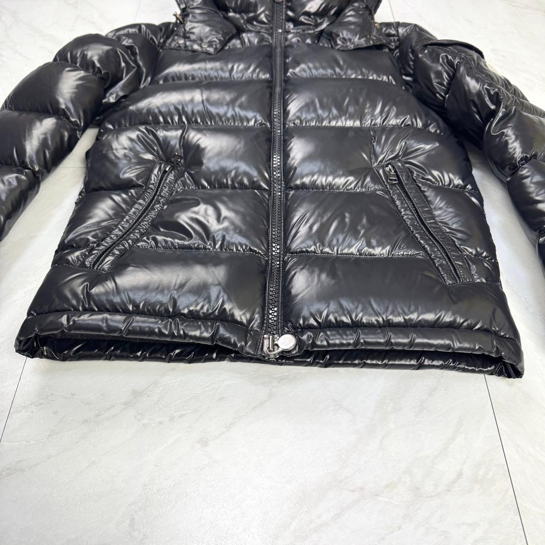 極美品 モンクレール MAYA マヤ ダウンジャケット　フード ブラック 0