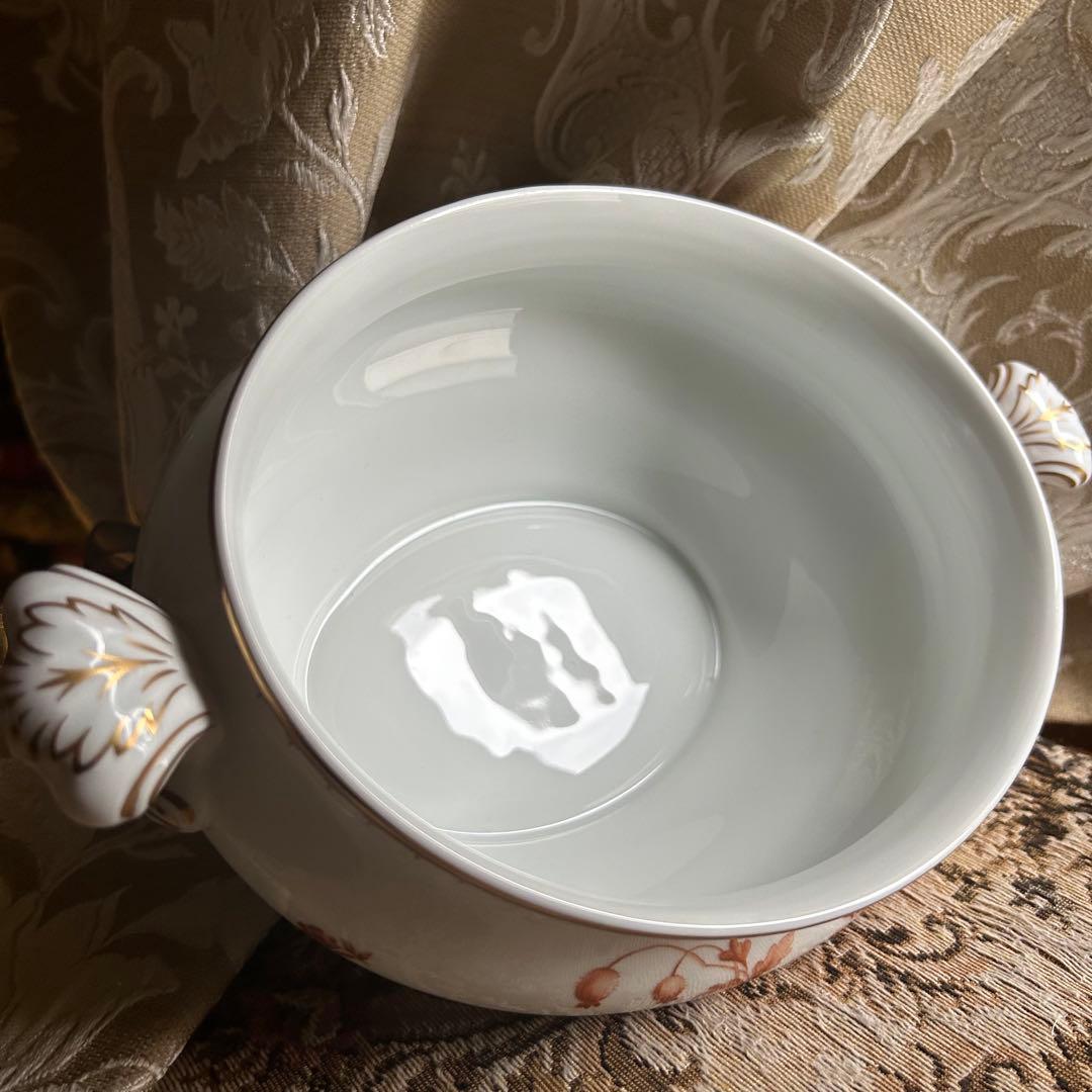 ドイツ製 Hutschenreuther 美しいfleur❁大きなスーピエール