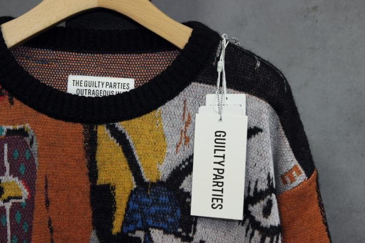 WACKO MARIA ワコマリア バスキア CREW NECK ニット XL