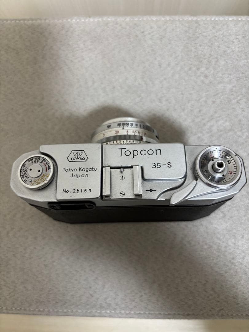 古いカメラ　TOPCON 35-S f=4.4 1:2