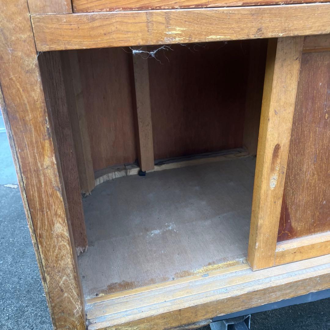 昭和レトロ 昔のたばこ屋さんのカウンターショーケース 飾り棚 アンティーク古家具