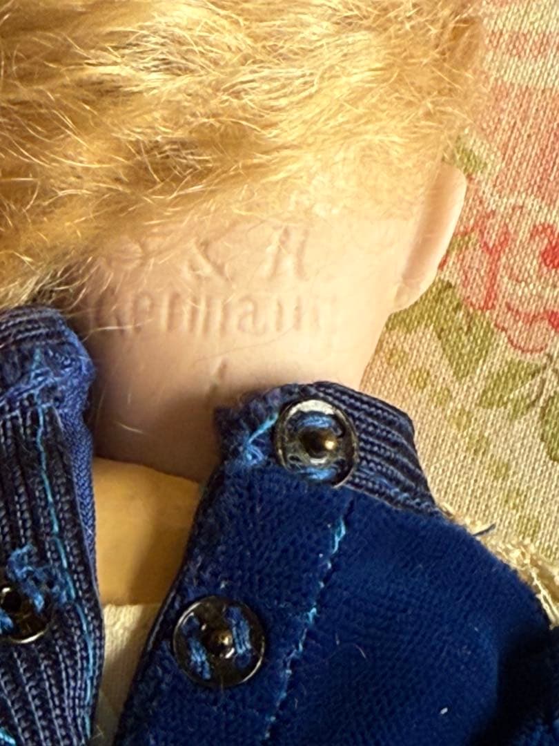 アンティーク　＊シモンハルビック＊　1号　21cm ドール　ミニョネット　ドール