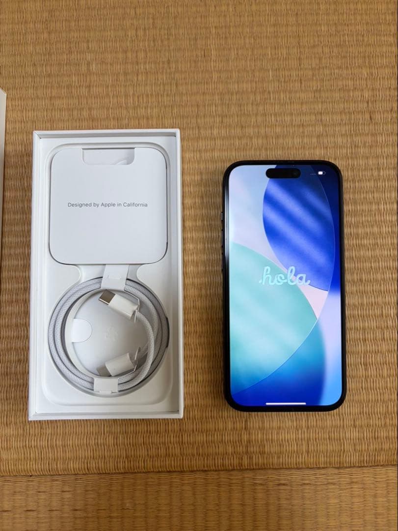 iPhone 15 ブラック128GB 国内版SIMフリー 最大容量約90%