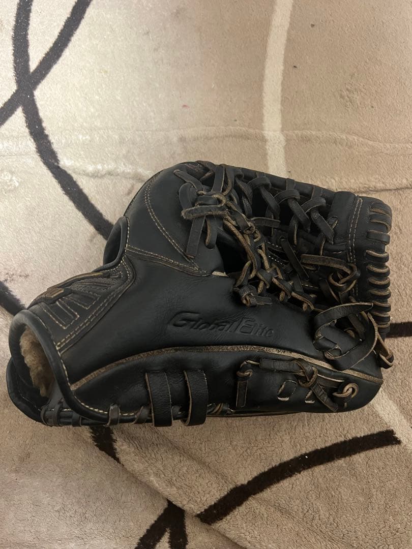 MIZNO(ミズノ) 硬式用 外野手用 グローブ 黒 GLOBAL ELITE