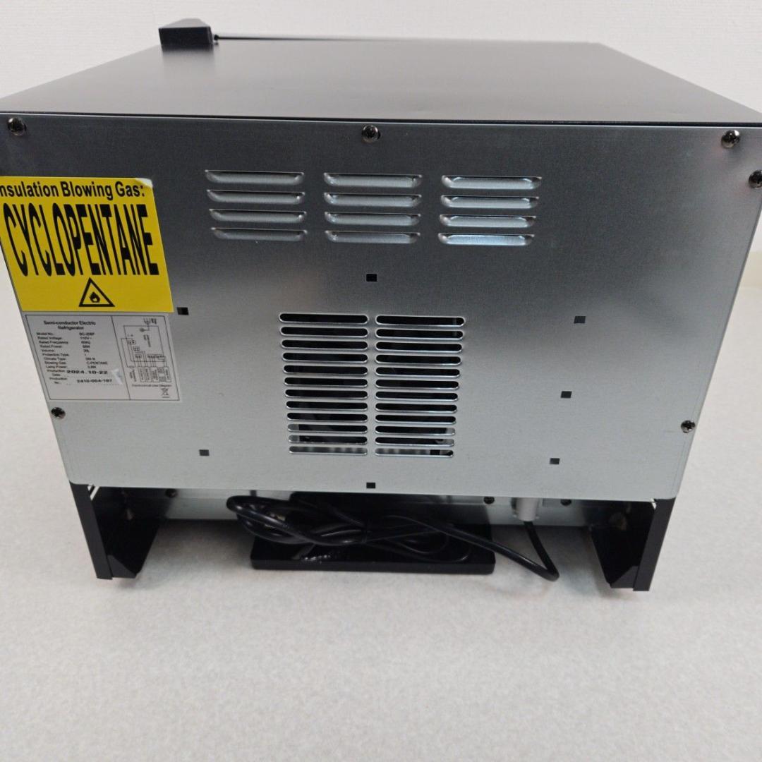 ゲーミング冷蔵庫 20L LED内蔵 リモコン・鍵付 小型 ALG　アローン