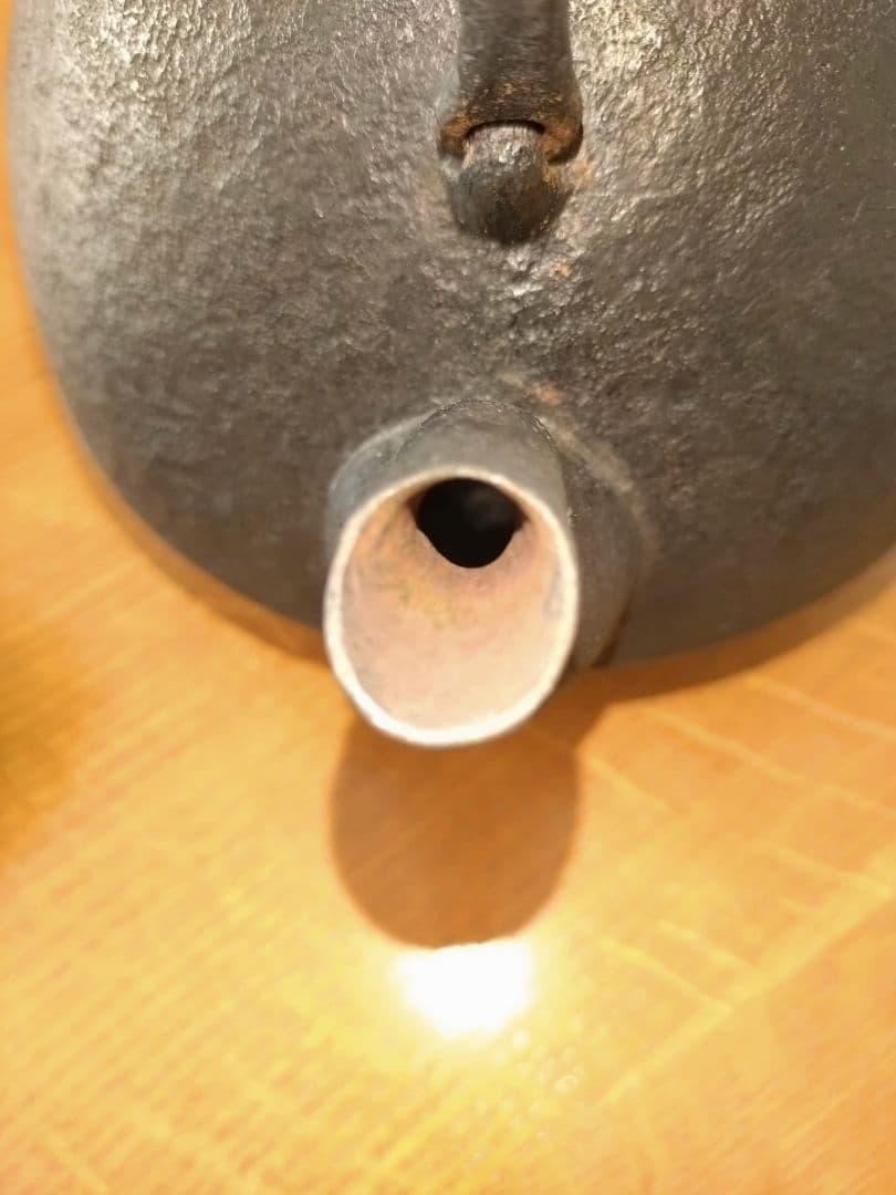 南部鉄器　釜定　鉄瓶（秋の実）