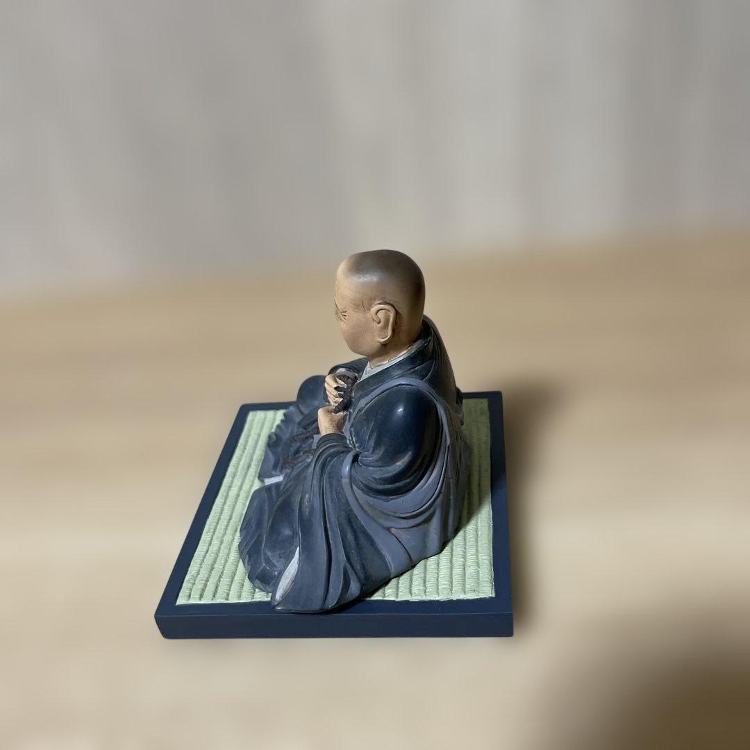 法然上人像 記念フィギュア 海洋堂製 仏教美術 置物. Ln549