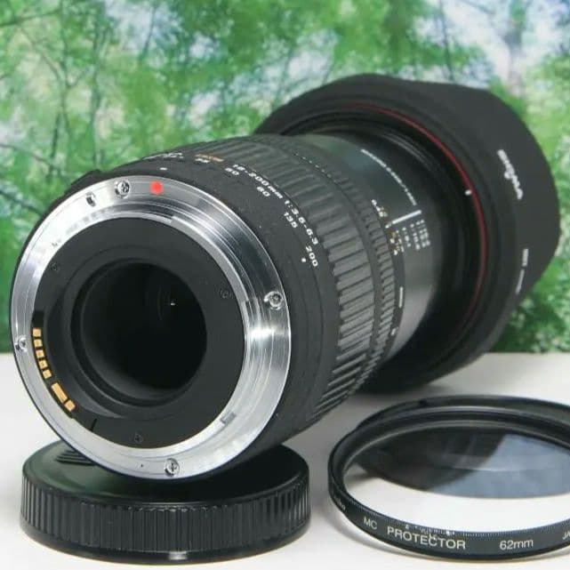 ❤近くから遠くまでこれ１本☆美品♪シグマ 18-200mm DC キャノン用❤