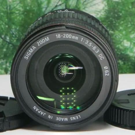 ❤近くから遠くまでこれ１本☆美品♪シグマ 18-200mm DC キャノン用❤