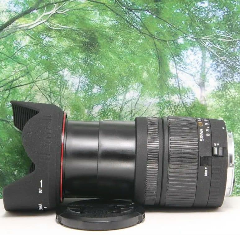 ❤近くから遠くまでこれ１本☆美品♪シグマ 18-200mm DC キャノン用❤
