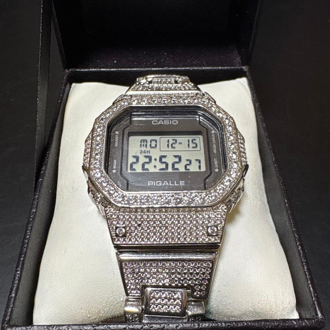 CASIO G-SHOCK PIGALLE スワロダイヤカスタム デジタル腕時計