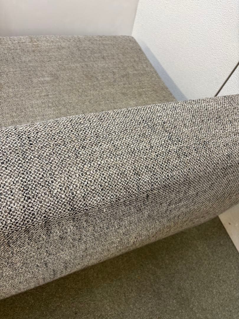 カバーリング式　ファブリック2Pソファ　クッション2個付き