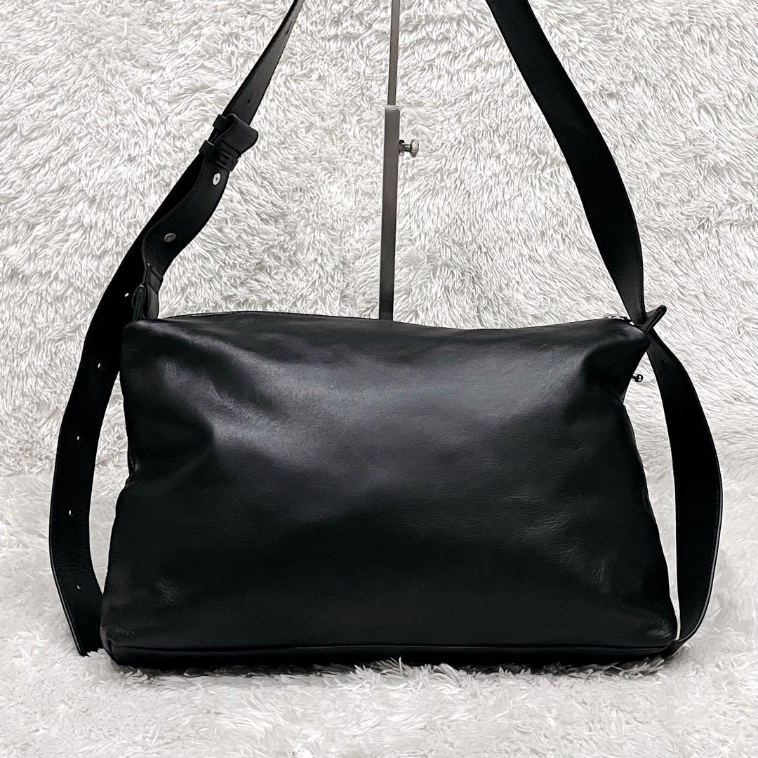 美品✨ear PAPILLONNER 2WAY レザーショルダーバッグ ブラック