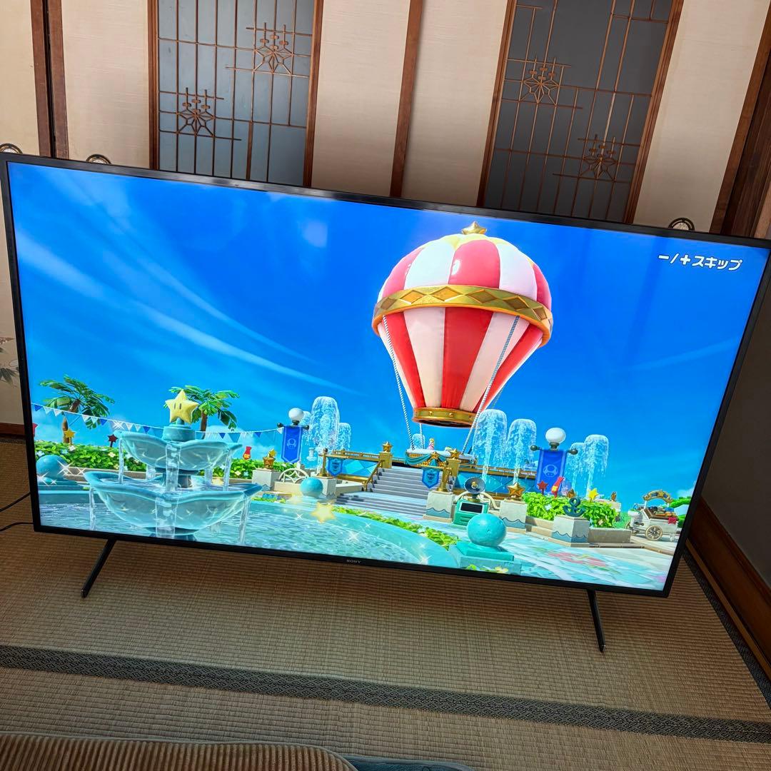【極美品】SONY 4K液晶テレビ KJ-65X8000H リモコン付き