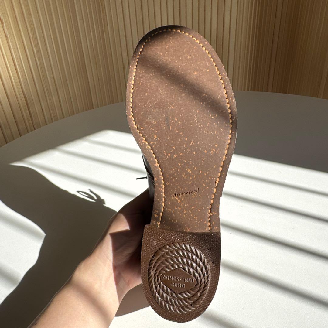 【コンチ】デッドストック　50s 60s ヴィンテージ　レザーシューズ