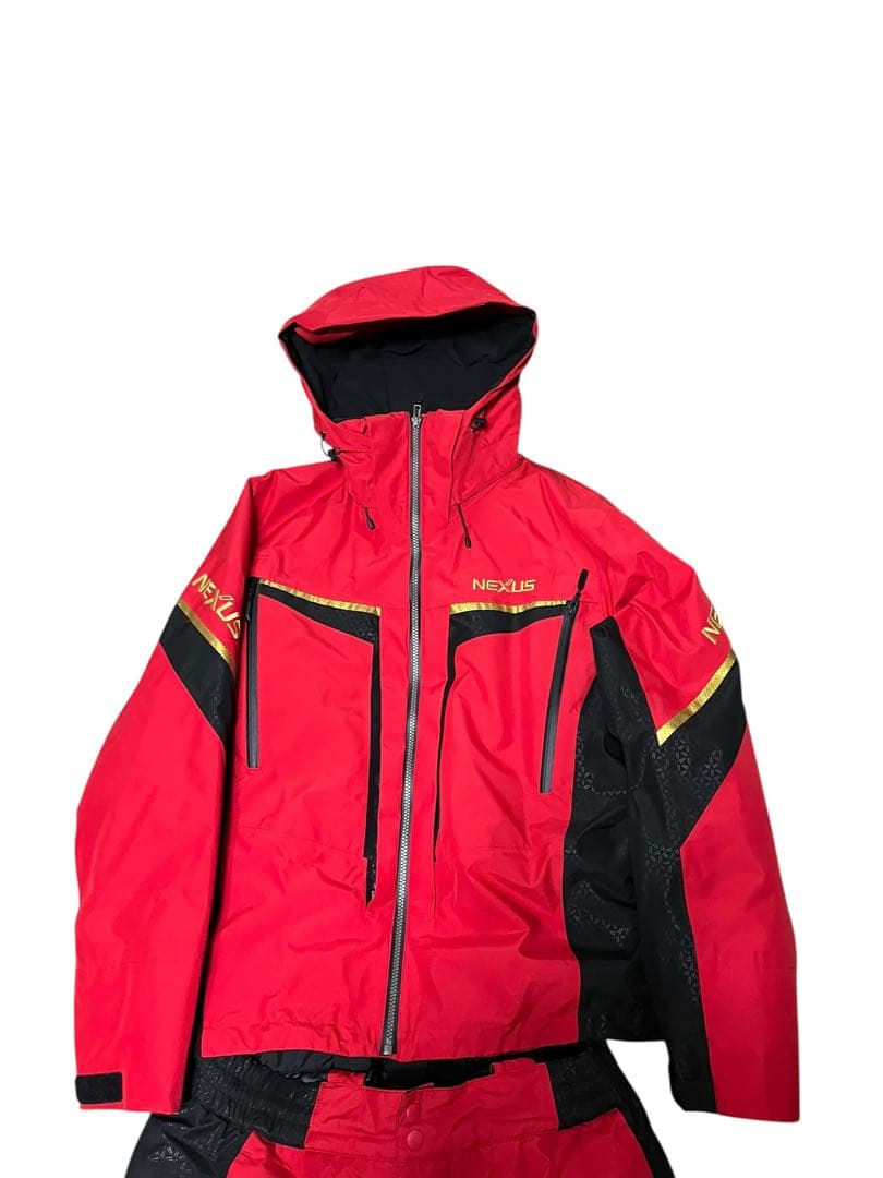 シマノ　ネクサス　 レインスーツ　ゴアテックス　レッド　RBー113V XL