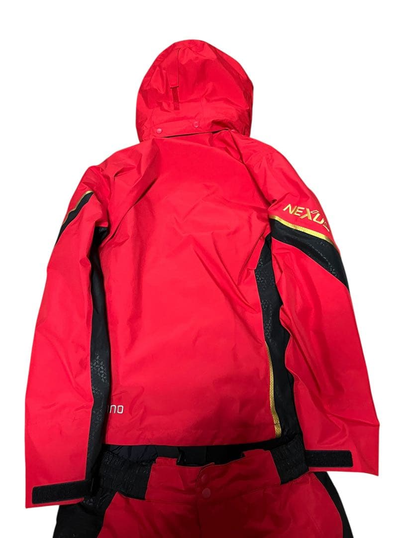シマノ　ネクサス　 レインスーツ　ゴアテックス　レッド　RBー113V XL