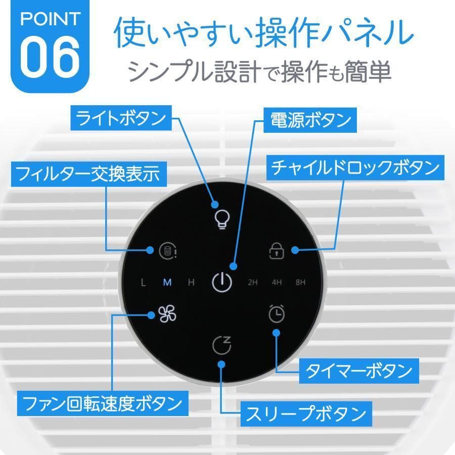 新品 空気清浄機 小型 除菌 消臭 省エネ 花粉対策 脱臭機 ペット タバコ