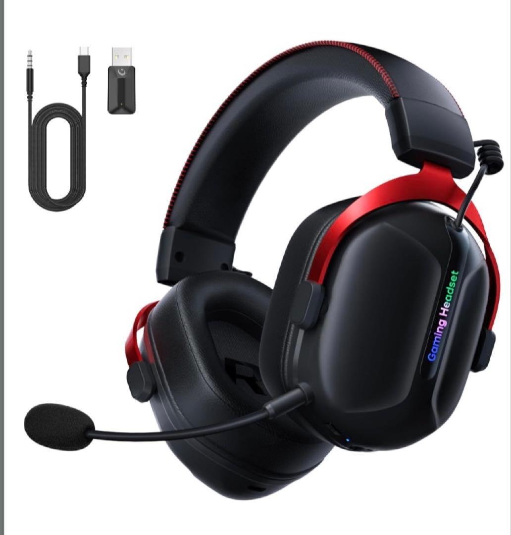 ゲーミングヘッドセット Bluetooth 有線 ノイズキャンセルマイク