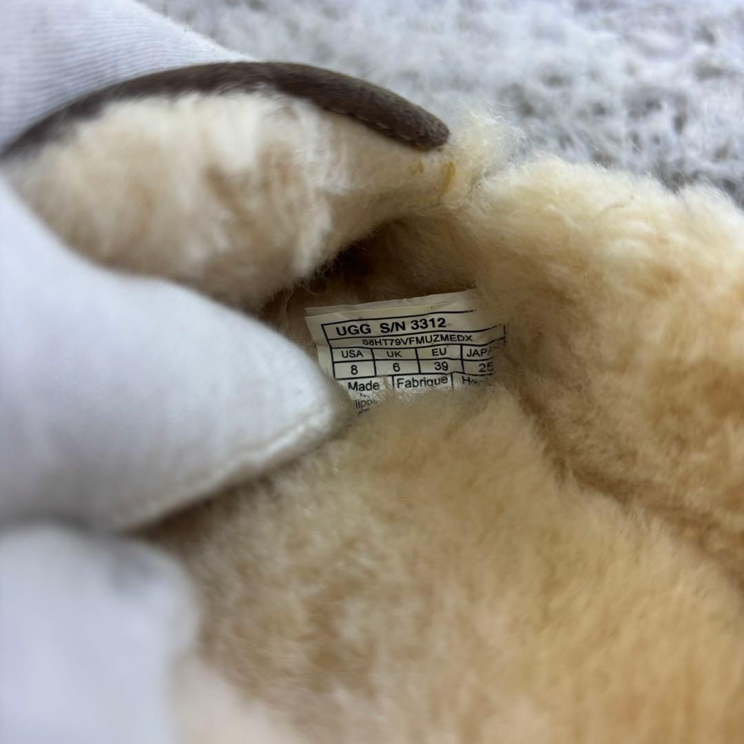 UGG アグ ANSLEY スエード ボア モカシン 25cm