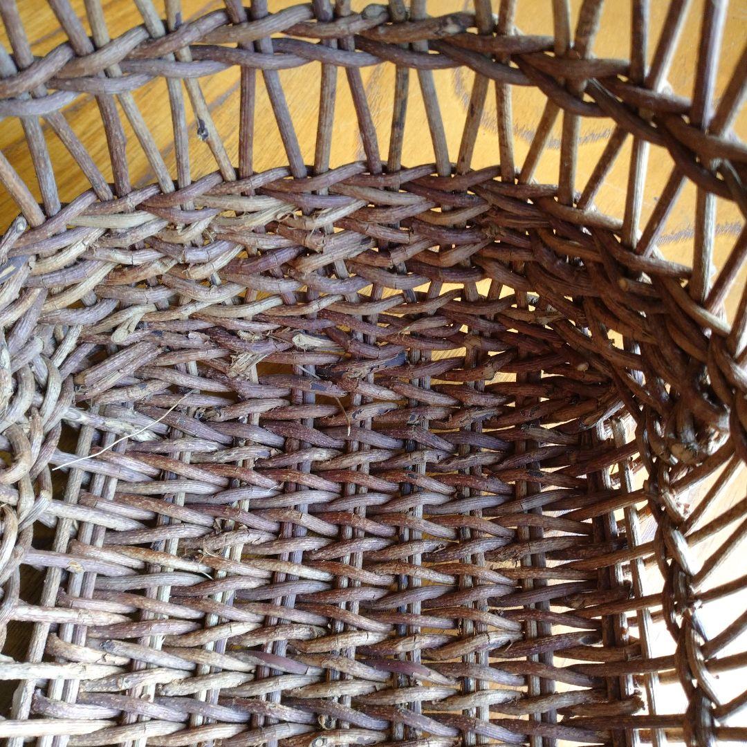 【ヴィンテージ】あけび籠(こだし編み) 大型