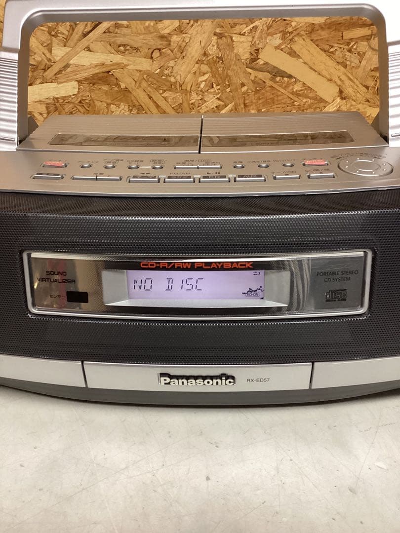 Panasonic CDラジオカセットレコーダー　RX-ED57 （N-16）