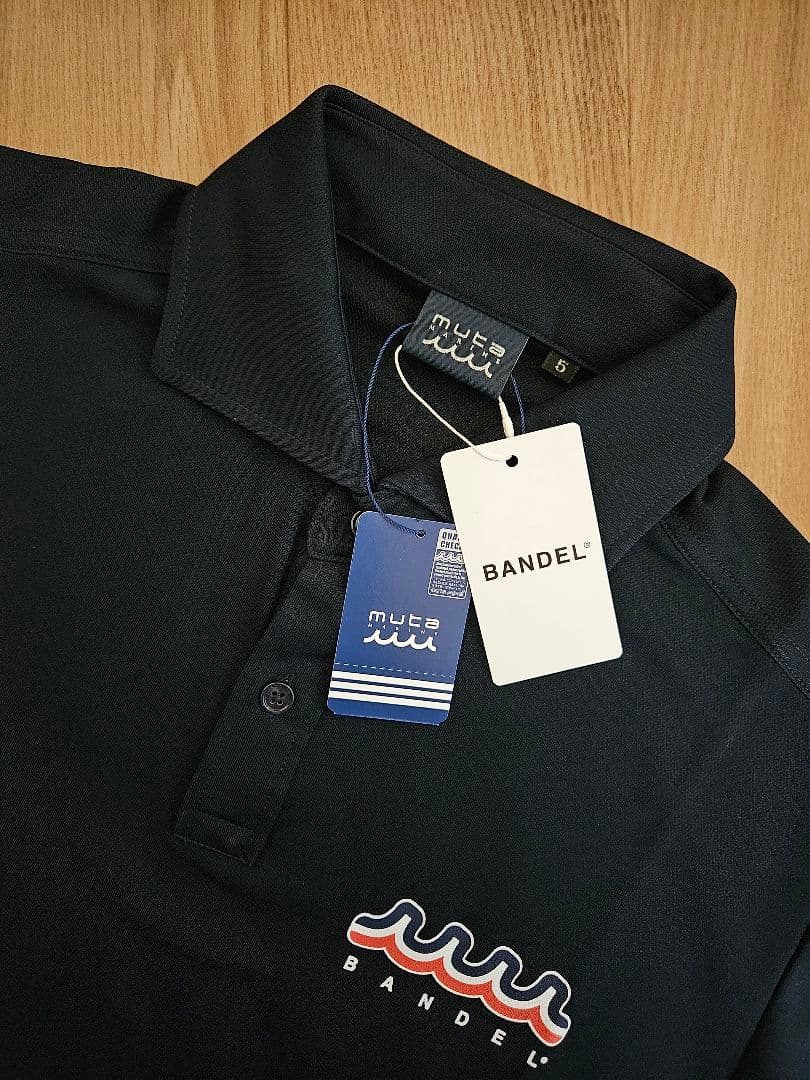 【BANDEL×muta】コラボ　ポロシャツ　ネイビー　新品未使用
