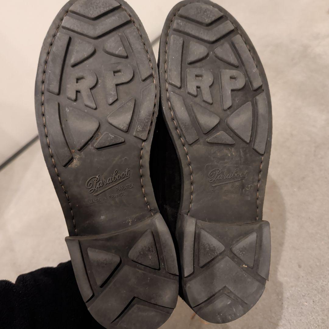 Paraboots ユナイテッドアローズ別注 シャンボード 黒スエード 8ハーフ