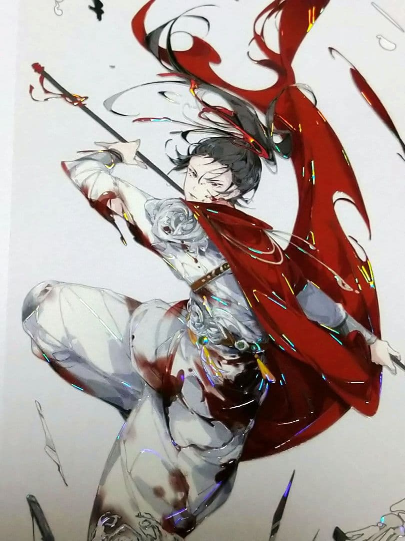 ✩再販✩J961＃珠袖剑舞(贝壳光)shine切り売り海外人物マステ