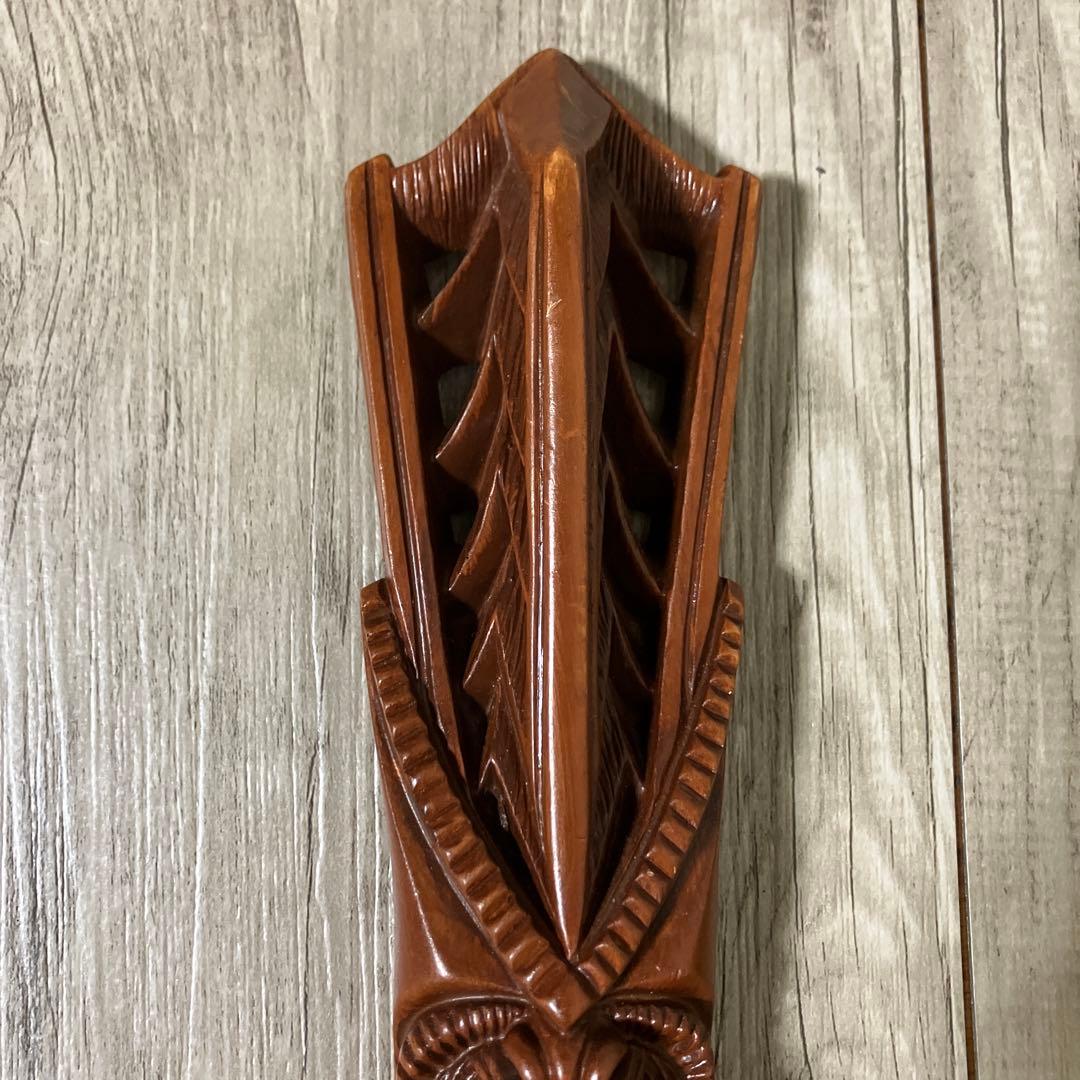 3F 【ヴィンテージ】Coco Joe's ハワイ ティキ像 置物 ALOHA