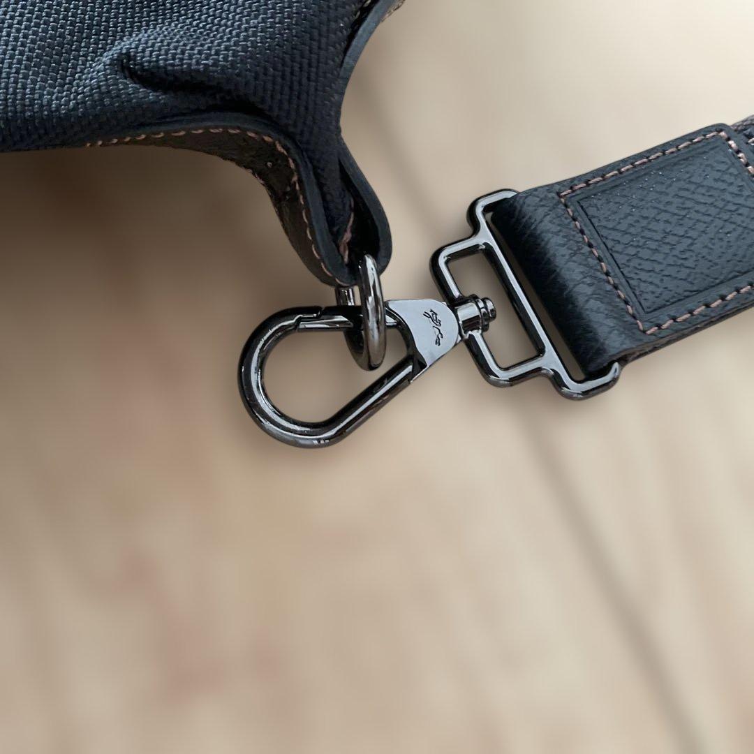 ロンシャン LONGCHAMP ボストンバッグ ボックスフォード ブラック