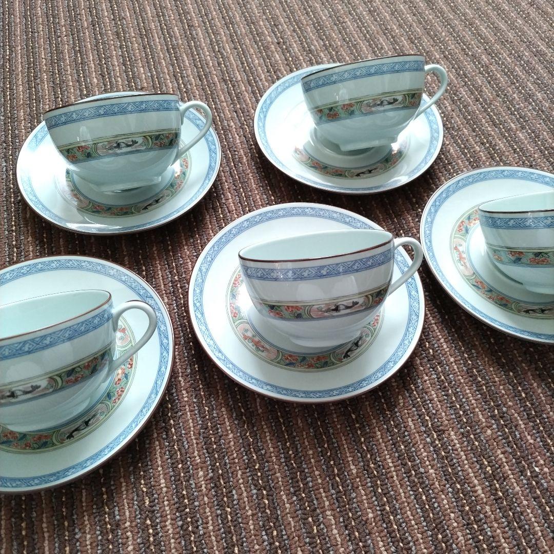 【美品】リモージュ　レイノー　ピュイフォルカ　Kan Sou　C＆S　５客