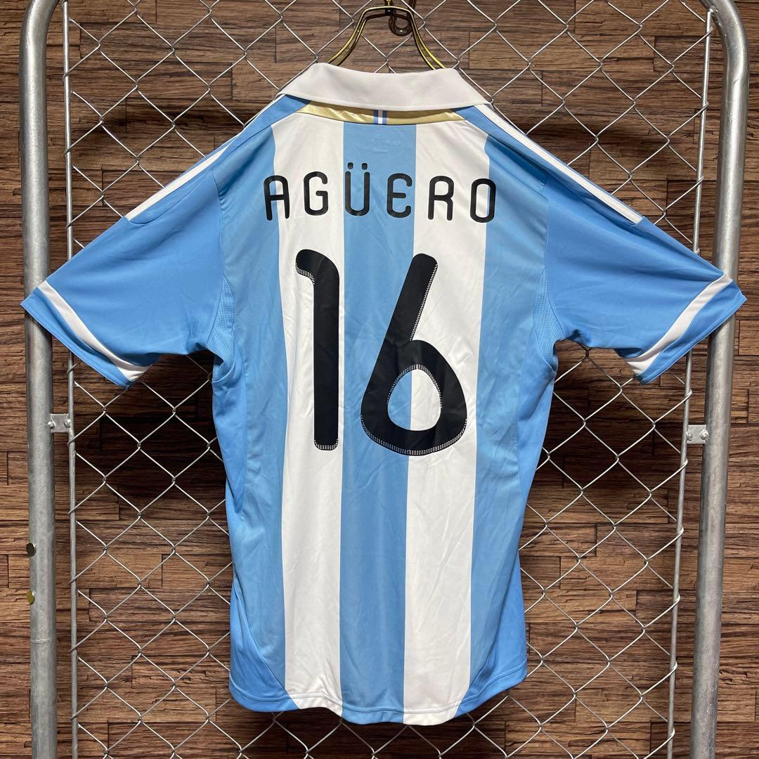 新品タグ付き adidas アルゼンチン代表 2011 アグエロ　ユニフォーム