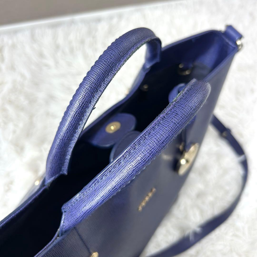 美品✨　FURLA アリッサ　ハンドバッグ　ショルダー　2way レザー　A4可