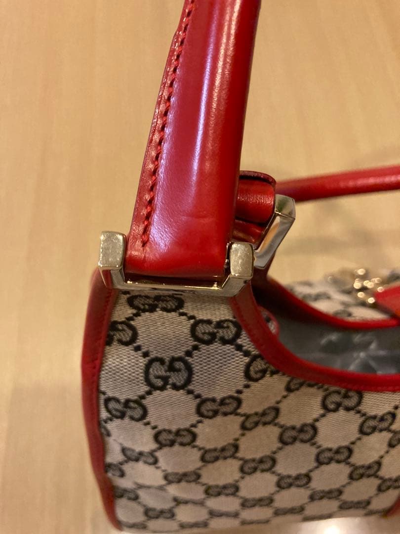 GUCCI ジャッキー GG柄 キャンバス地 ショルダーバッグ