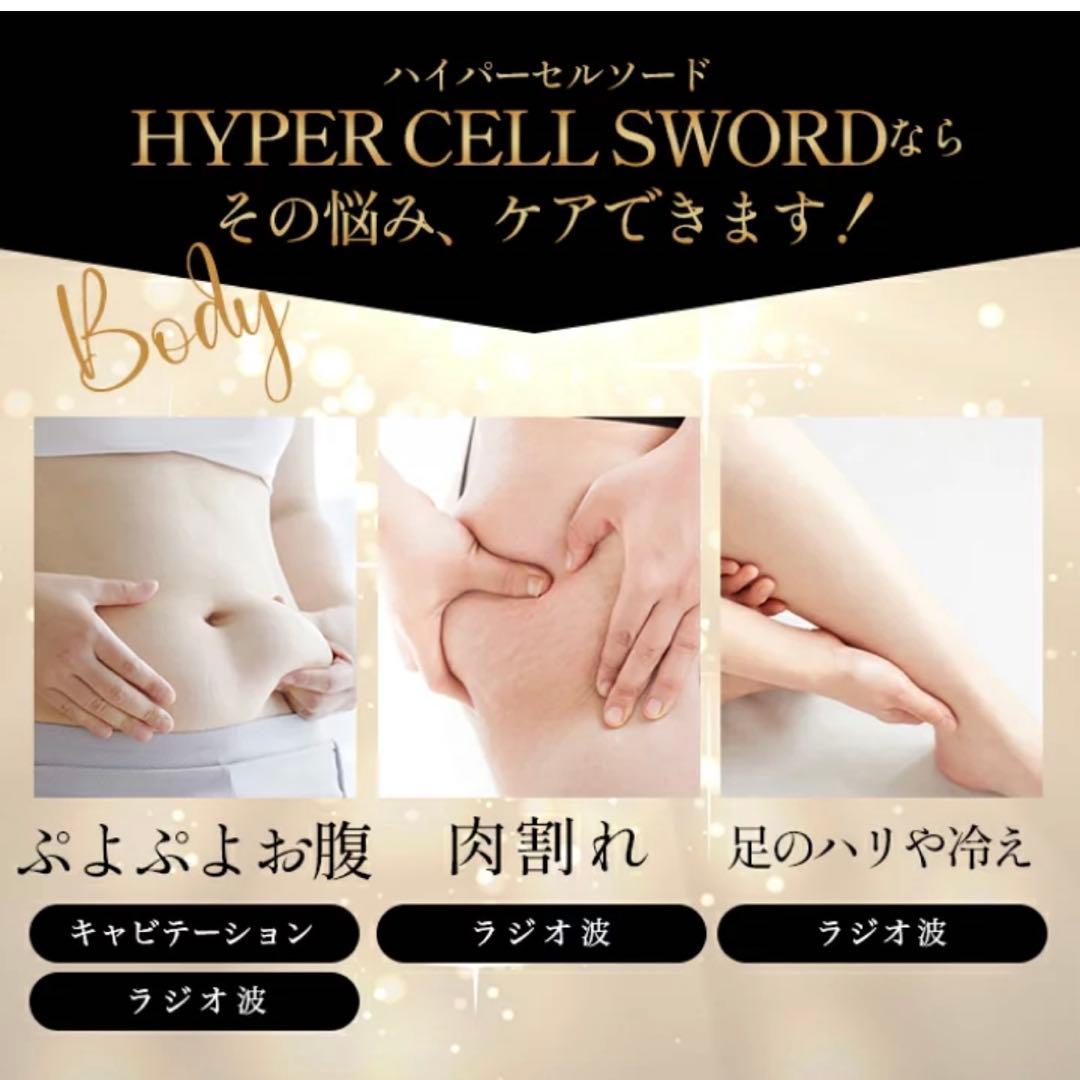 極美品 キャビテーション　家庭用　HYPER CELL SWORD【日本製】