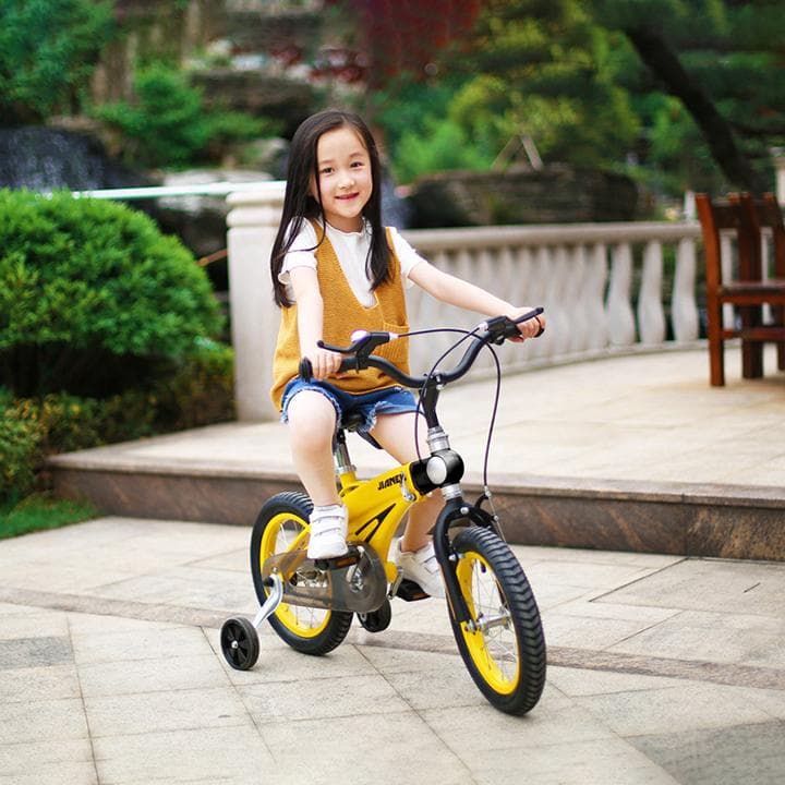 完全組み立て 子供用自転車 ブルー14インチ補助輪 ディスクブレーキ基本送料無料