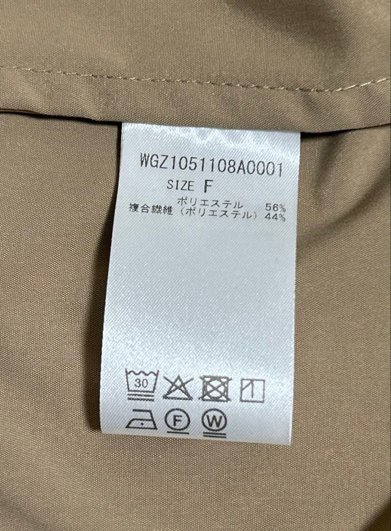 【美品】Whim Gazette⭐︎フーディーブルゾン　ベージュ