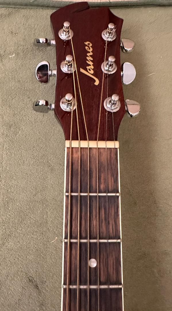 JAMES ジェームス JE40WB エレアコ　ギター　音確認済　EQ付き美品！