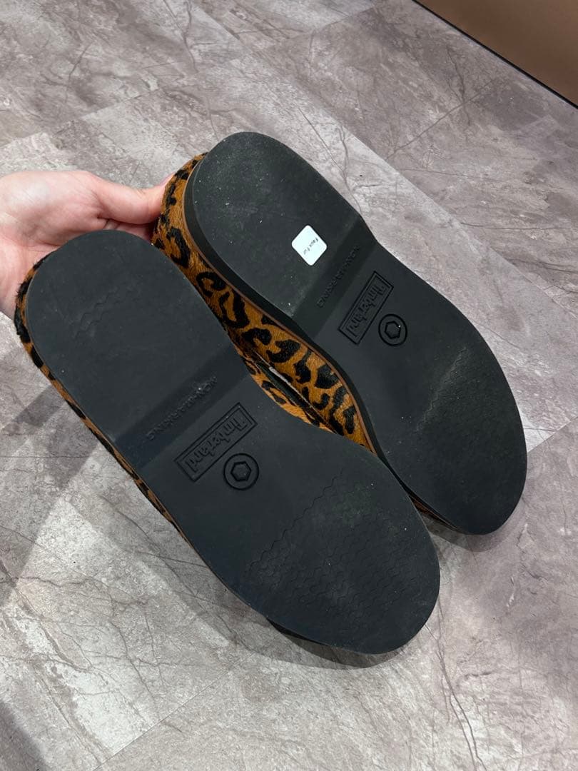 TIMBERLAND × WACKO MARIA デッキシューズ レオパード柄