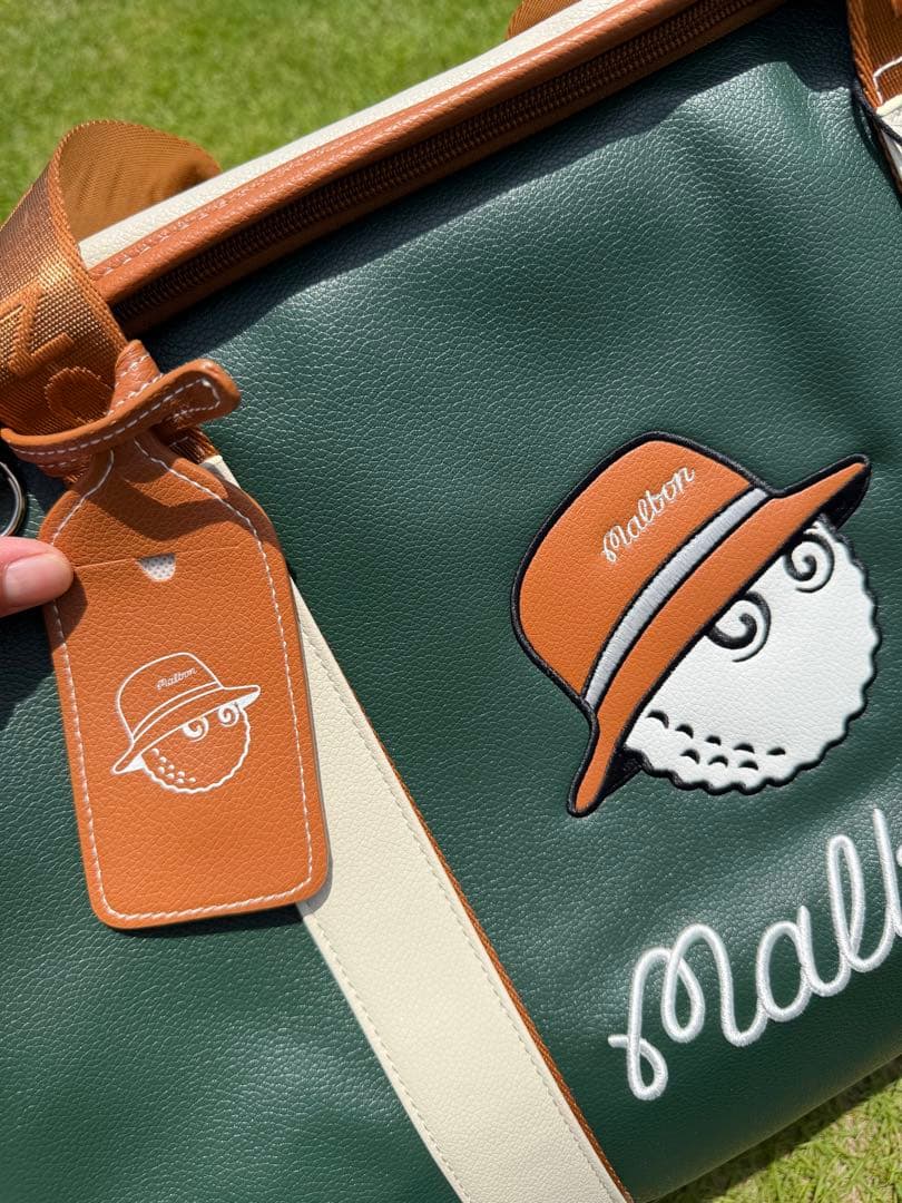 即日発送Malbon ゴルフバッグマルボンゴルフボストンバッググリーン