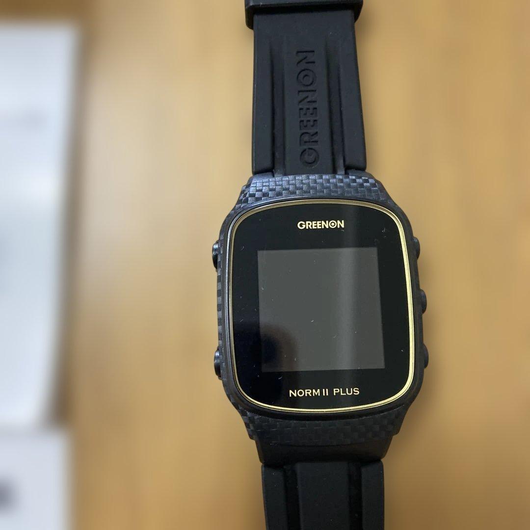 ゴルフウォッチ NORM II PLUS ブラック 美品