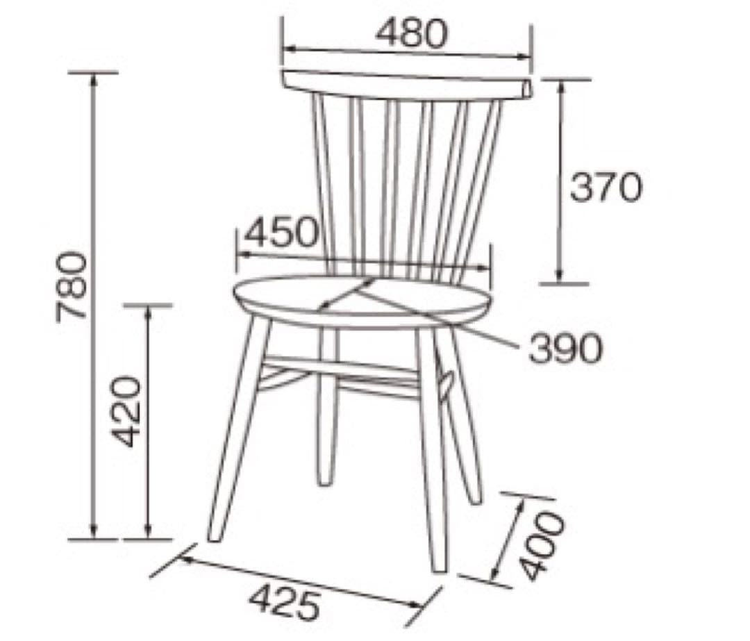 ダイニングチェア-1　桜屋工業