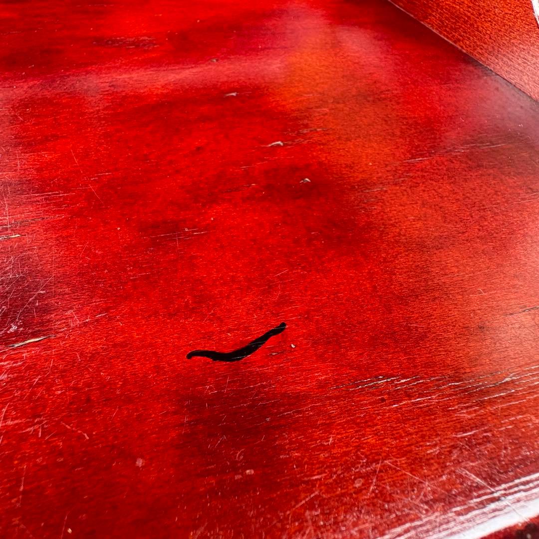 【送料込み】old Karimoku 電話台 引き出し4杯 木製