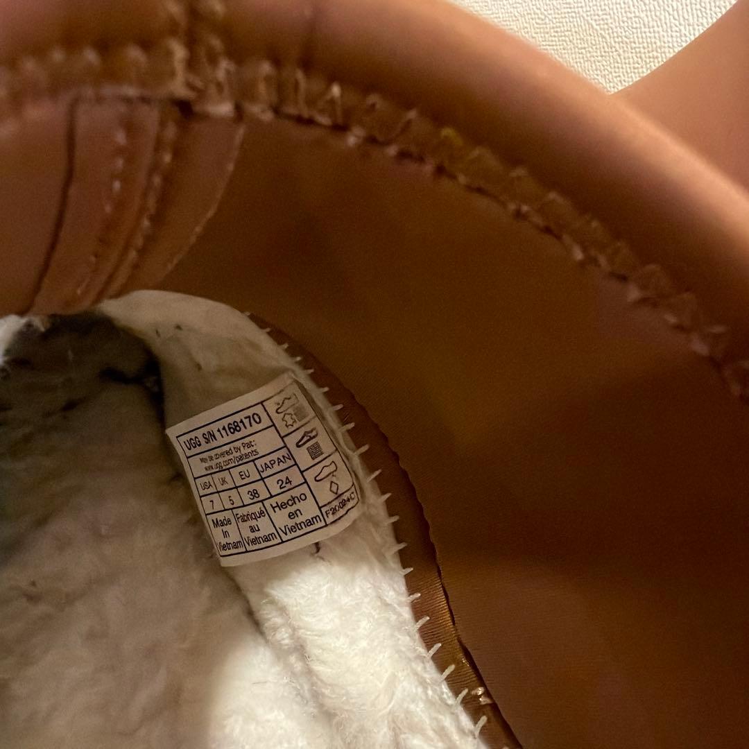久美子！UGG ブラウン 厚底スリッポンブーツ
