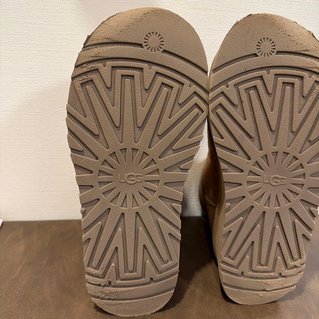 久美子！UGG ブラウン 厚底スリッポンブーツ