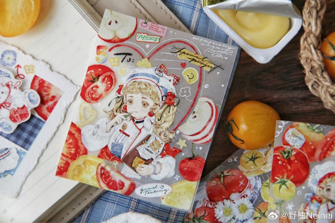 海外　人物　マスキングテープ　NeiNei 野柚 4点⚠️水晶pet（310287