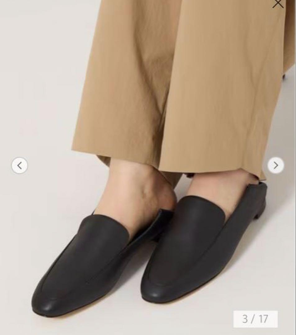 未使用✨BRENTELLA ソフトローファー　スリッポン　2way 黒　ブレンタ